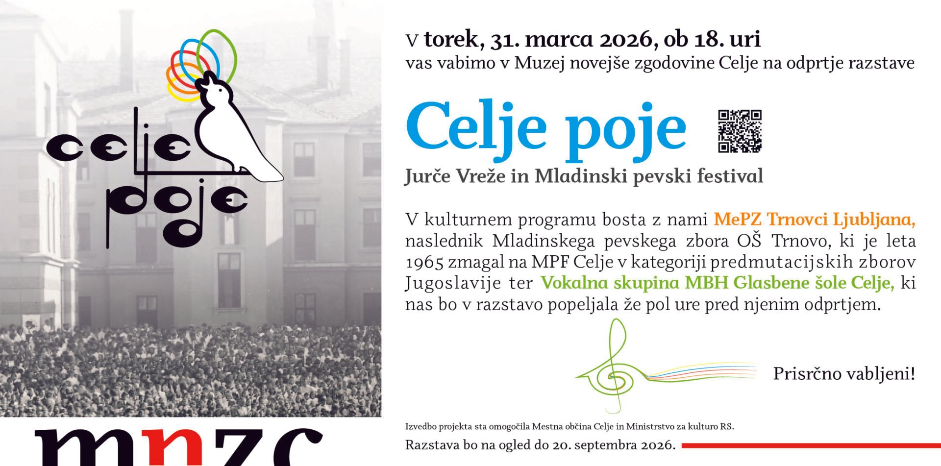 Razstava Celje poje – uvod v letošnji jubilejni Mladinski pevski festival