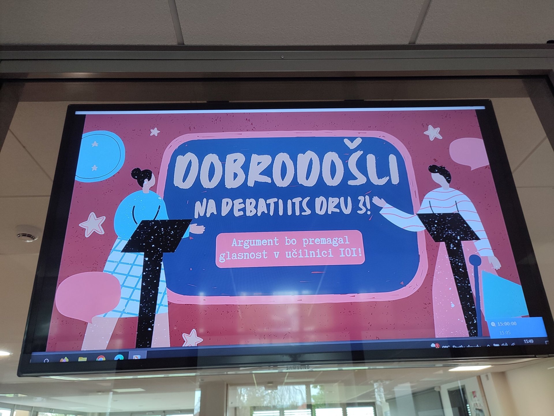 Debata v izvedbi ITS Družboslovje 3 Debata v izvedbi ITS Družboslovje 3