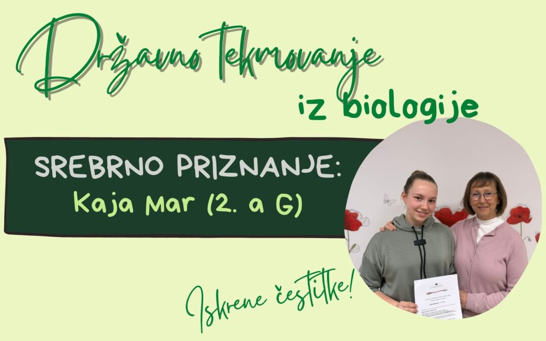 Srebrno priznanje iz biologije