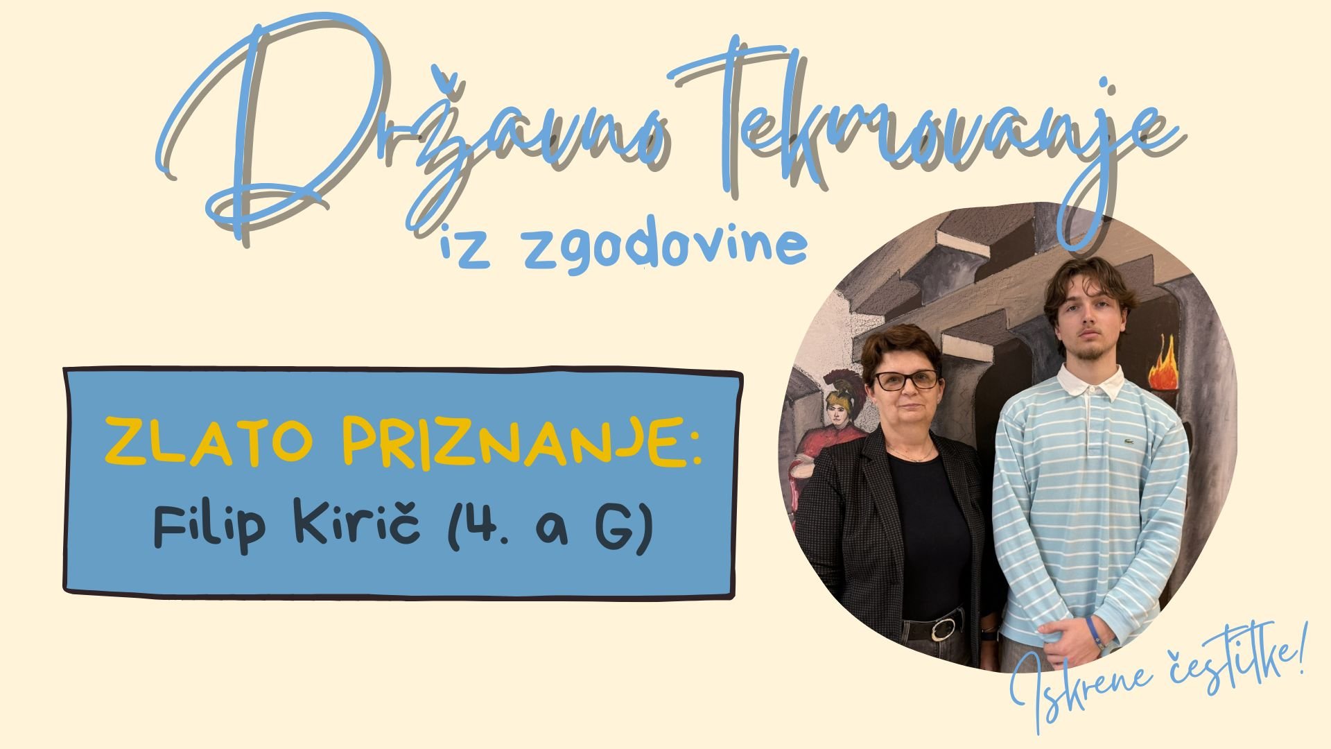 Zlato priznanje iz zgodovine Zlato priznanje iz zgodovine