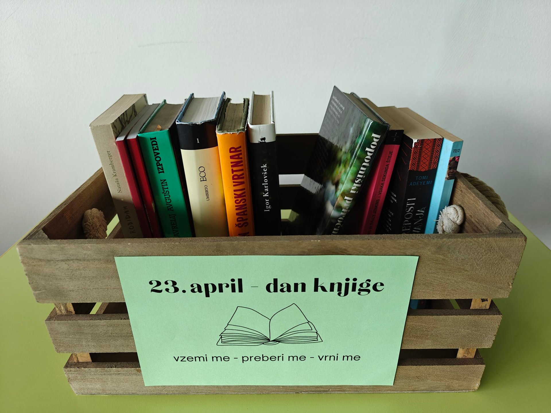 23. april – Svetovni dan knjige in avtorskih pravic 
