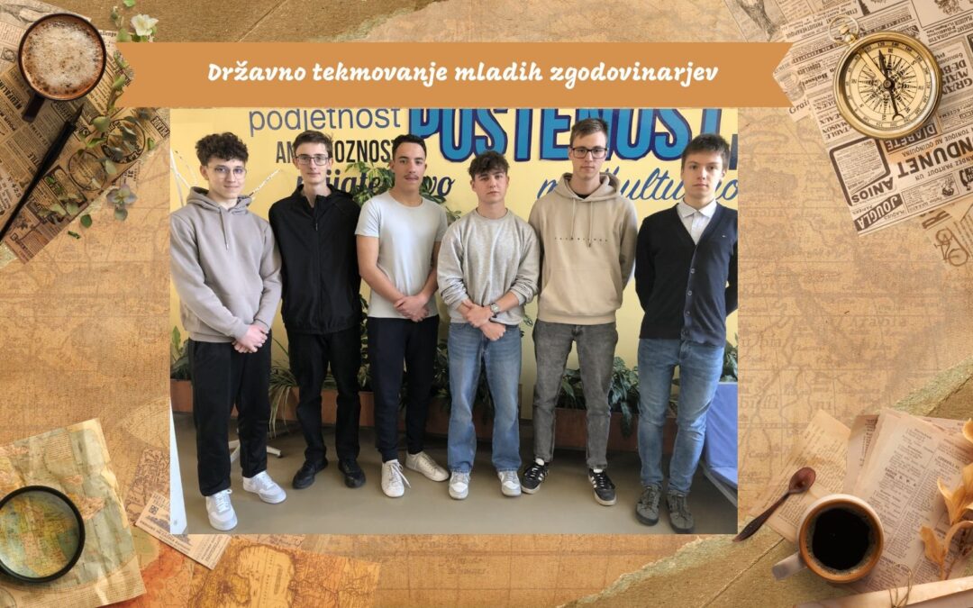 Zlato priznanje Lovra Pinterja na državnem tekmovanju mladih zgodovinarjev