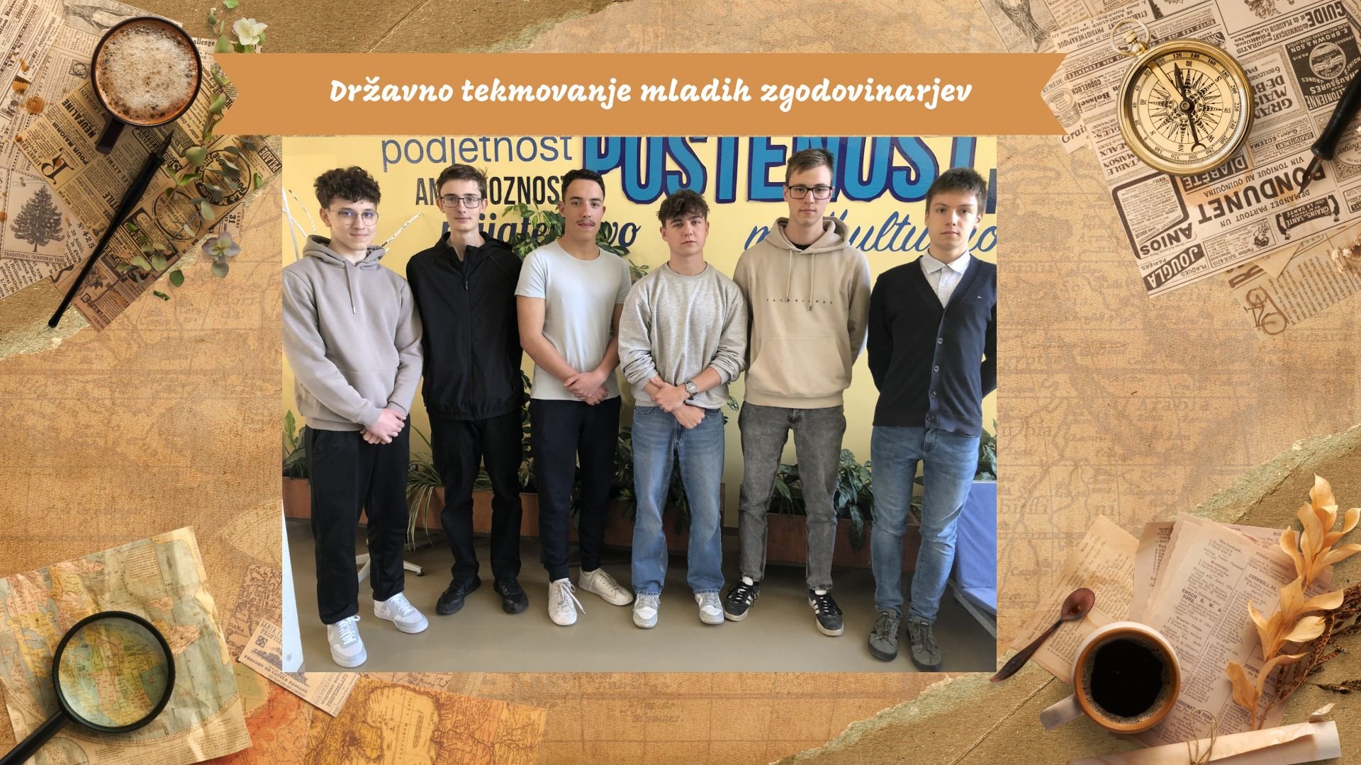 Zlato priznanje Lovra Pinterja na državnem tekmovanju mladih zgodovinarjev Zlato priznanje Lovra Pinterja na državnem tekmovanju mladih zgodovinarjev