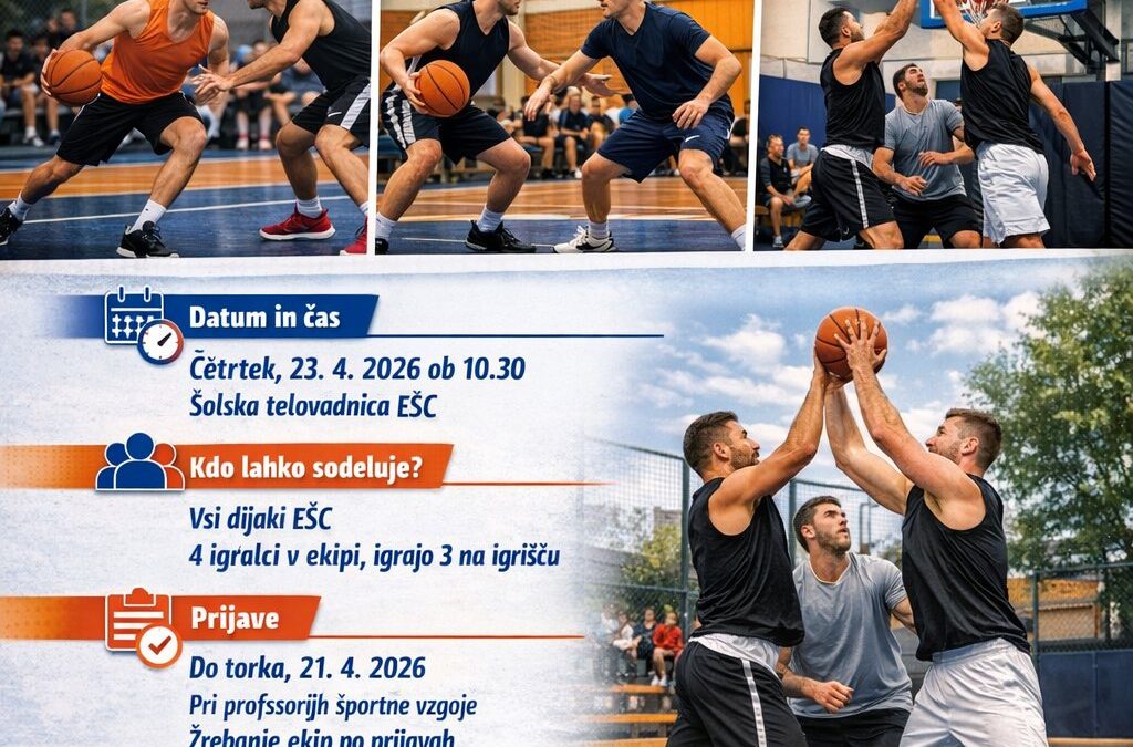Šolsko medrazredno prvenstvo v košarki 3×3