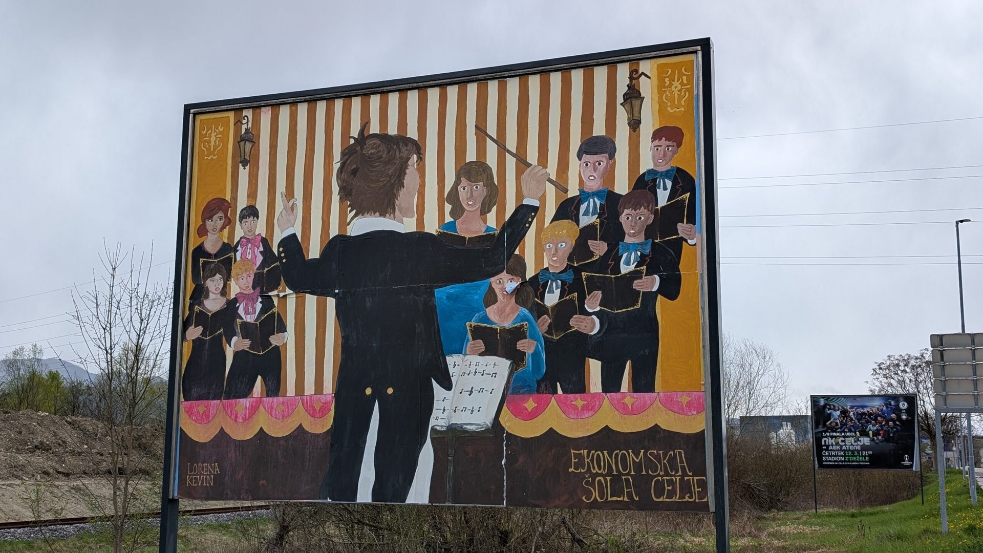 Plakat, ki poje: 80 let glasov mladih v Celju