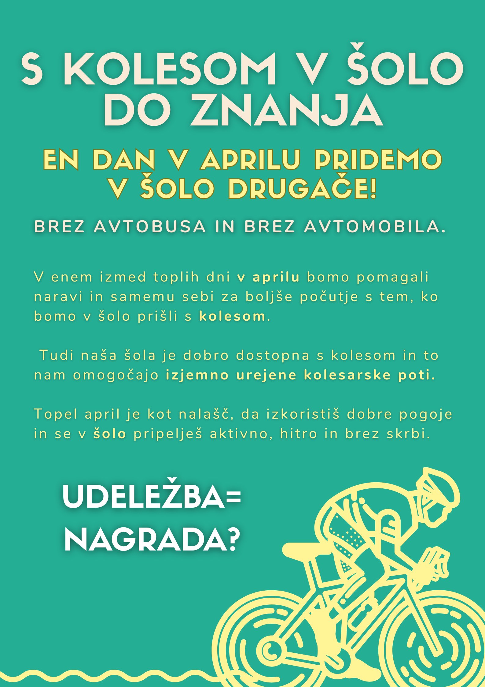 Prid’ s kolesom – s kolesom do znanja