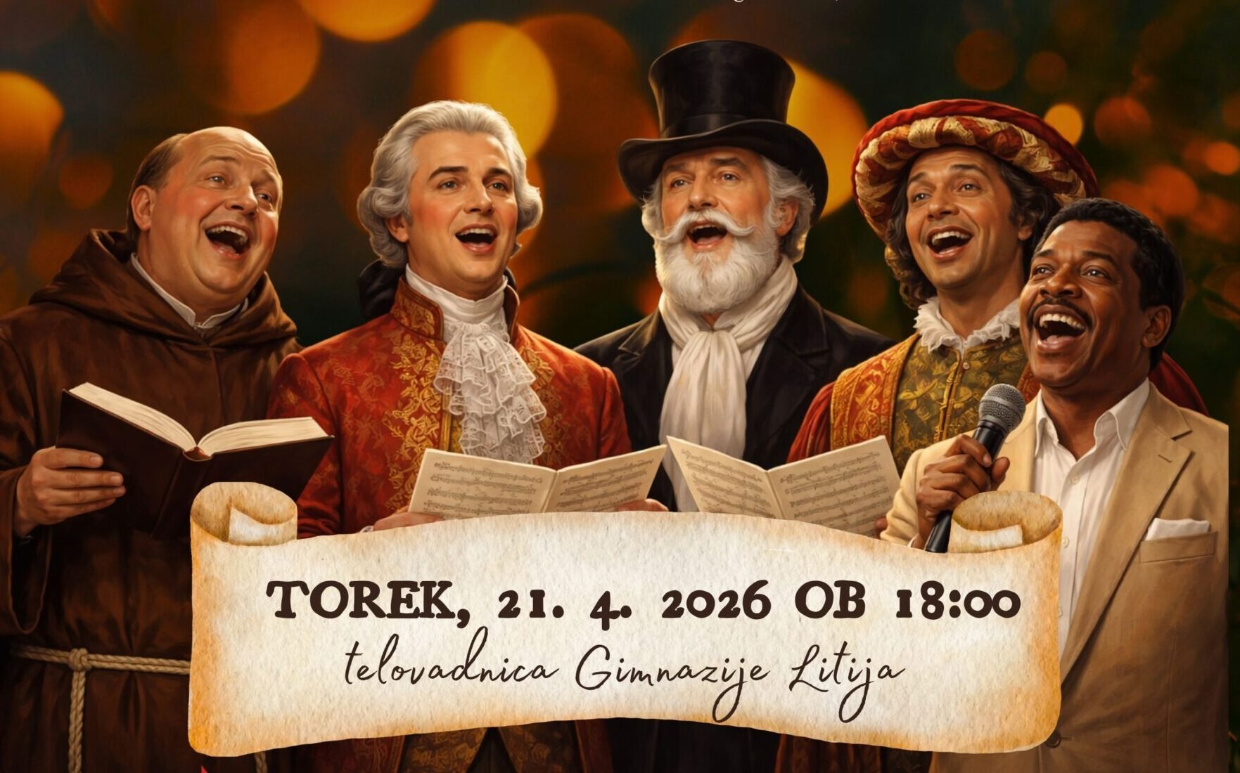 Vabljeni na koncert pevskega zbora Vabljeni na koncert pevskega zbora