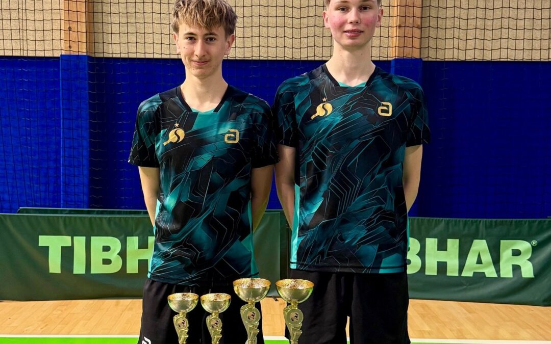 Odličen uspeh Aljaža Brezovnika – bron na državnem prvenstvu v namiznem tenisu za mladince