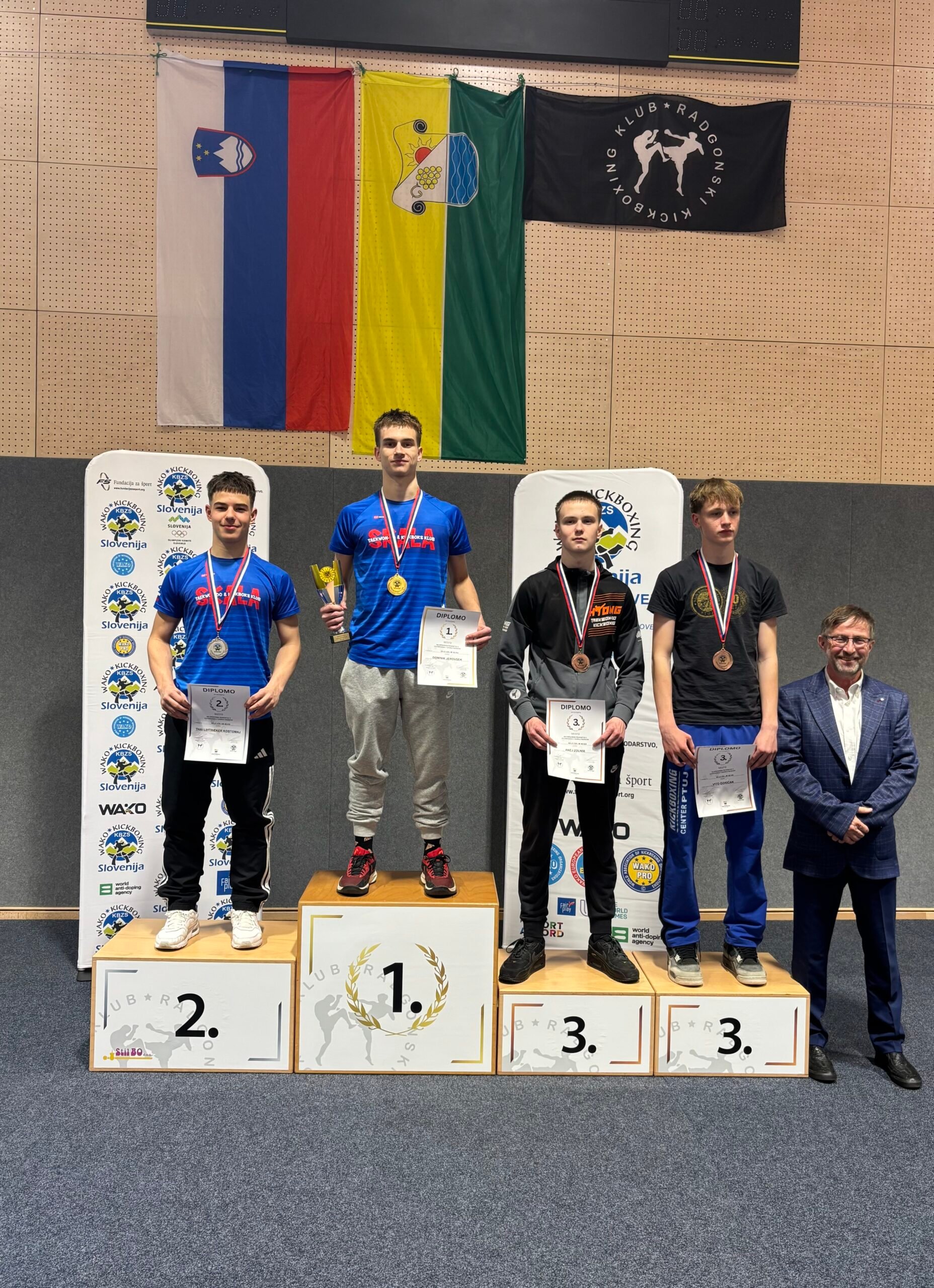 Dominik Jerovšek postal državni prvak v kikboksu 🏆