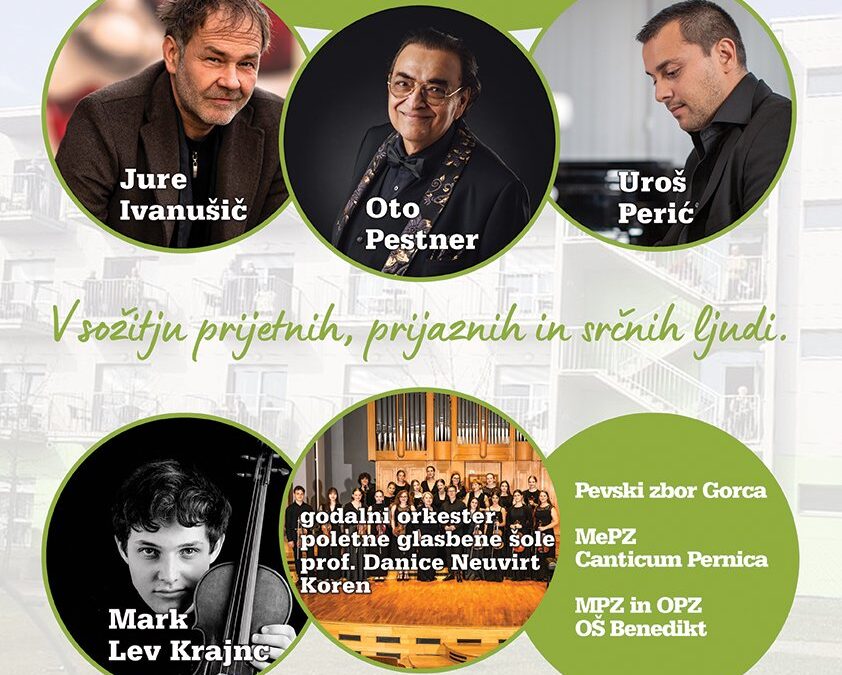 Vabilo na dobrodelni koncert Doma pod gorco