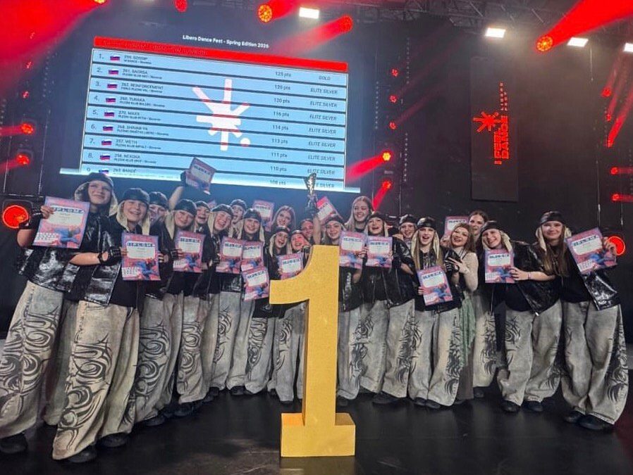 Gimnazijke in članice M-Dance navdušile in osvojile 1. mesto na mednarodnem plesnem odru v Medvodah