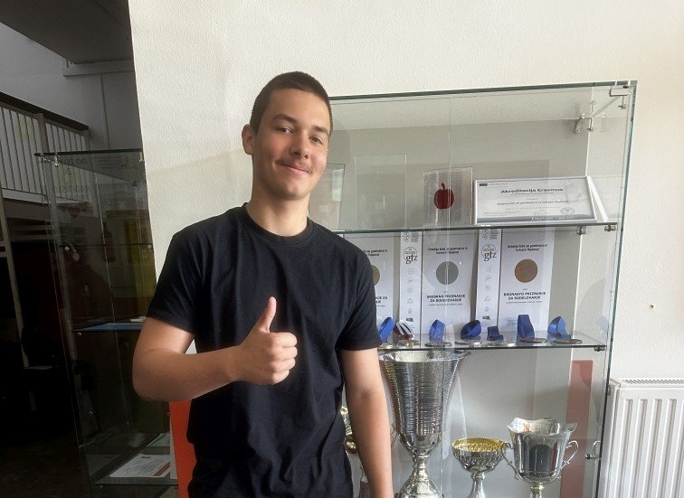 Zlato priznanje na državnem tekmovanju iz matematike