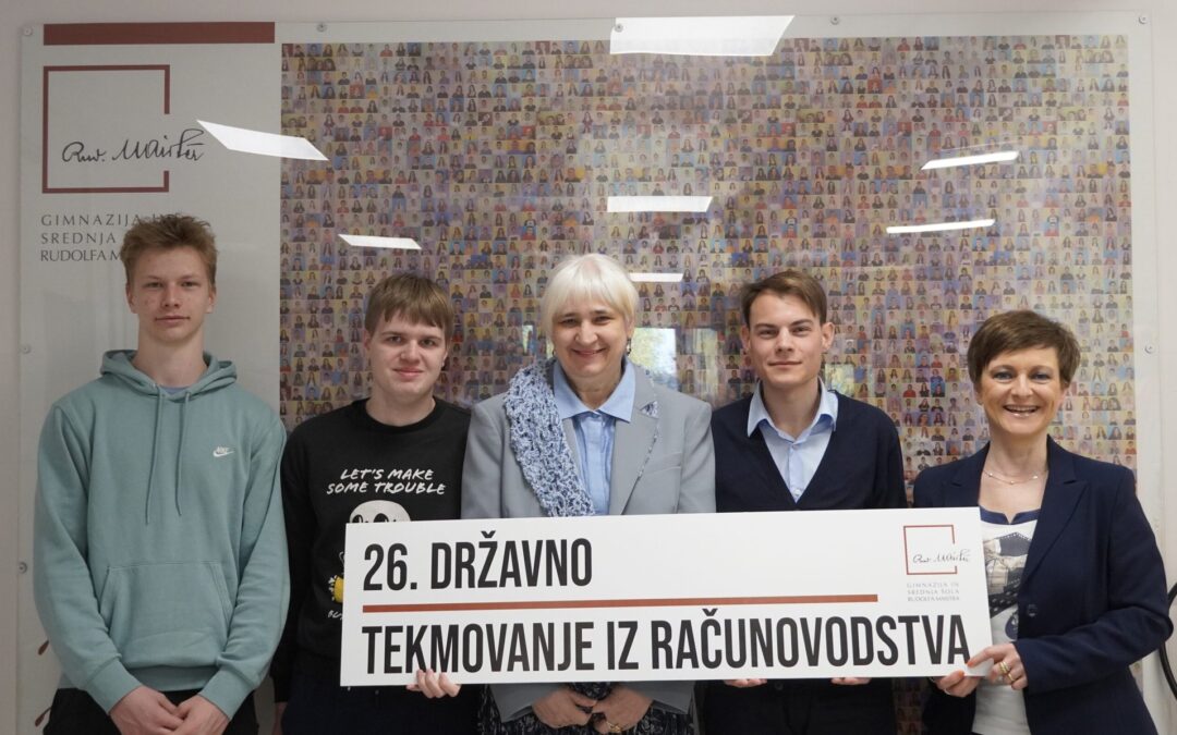 Dve zlati in srebrno priznanje na državnem tekmovanju iz znanja računovodstva
