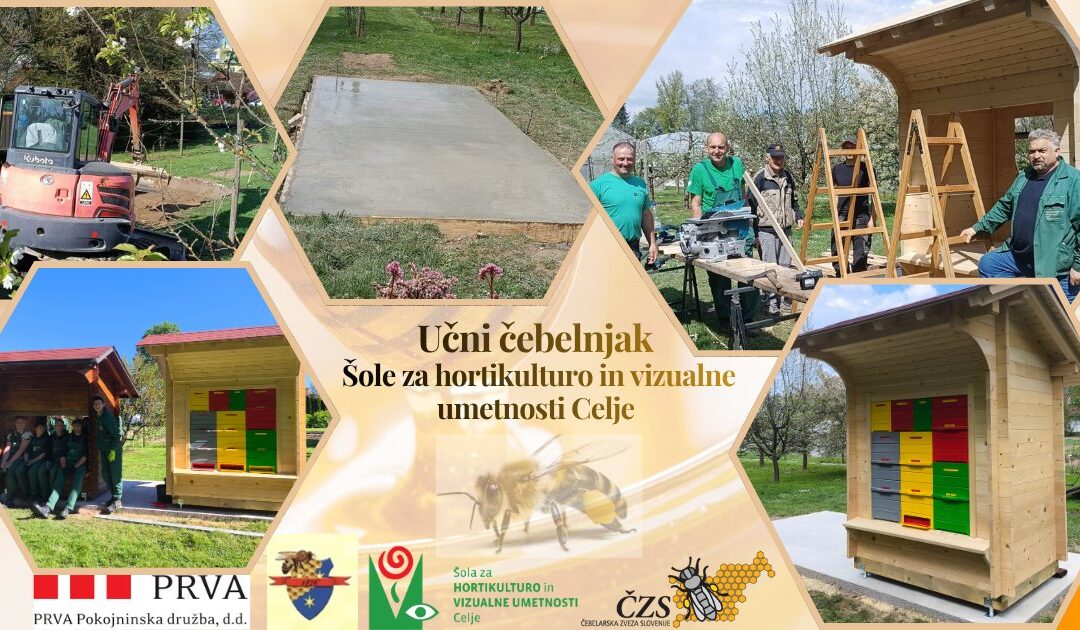 Otvoritev novega učnega čebelnjaka – PRVA čebela