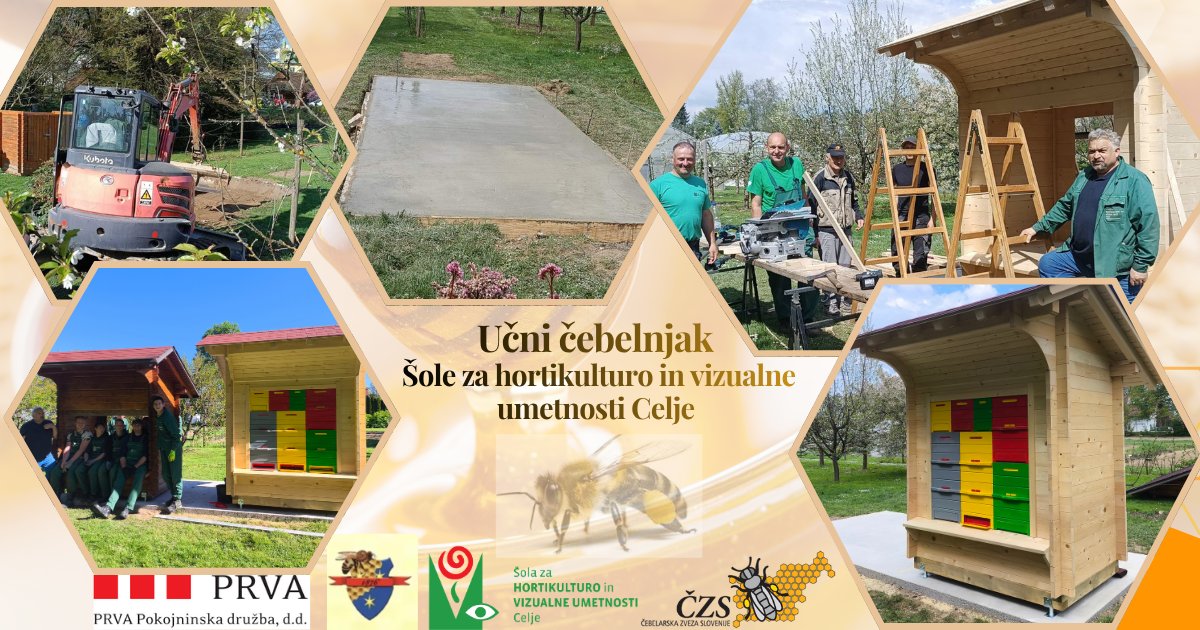 Otvoritev novega učnega čebelnjaka – PRVA čebela