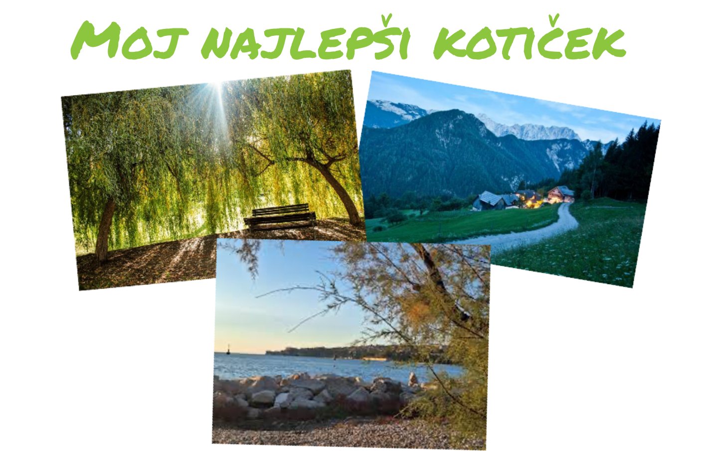 Foto natečaj: Moj najlepši kotiček