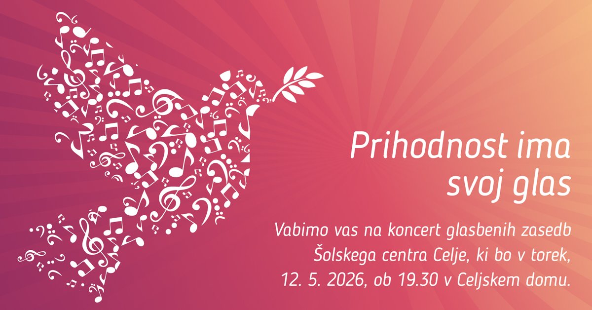 Koncert glasbenih zasedb ŠC Celje Koncert glasbenih zasedb ŠC Celje