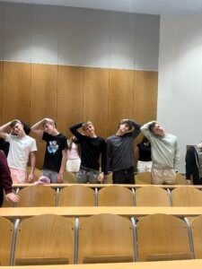 Sven, Jošt, Lenart, Maks in Urban med izvedbo vaj