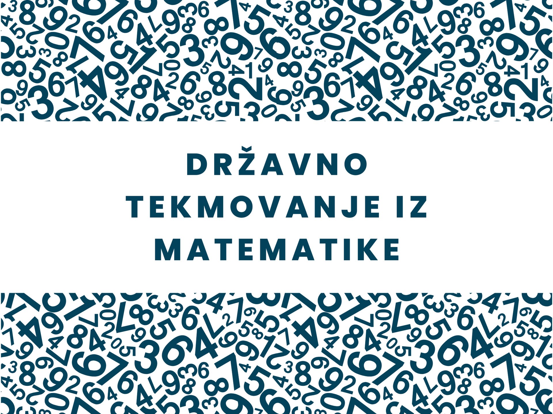 Rezultati državnega tekmovanja iz znanja matematike Rezultati državnega tekmovanja iz znanja matematike