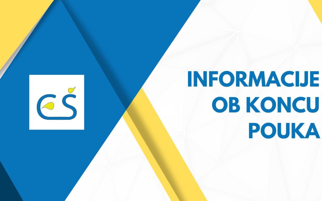 Predaja ključa, urejanje dokumentacije in podelitev spričeval zaključnim razredom