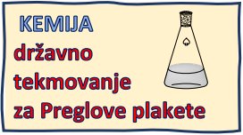 Tri srebrne Preglove plakete na državnem tekmovanju iz znanja kemije