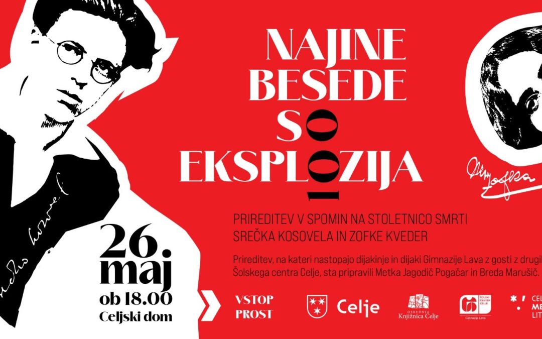 Vabilo – Najine besede so ekskplozija