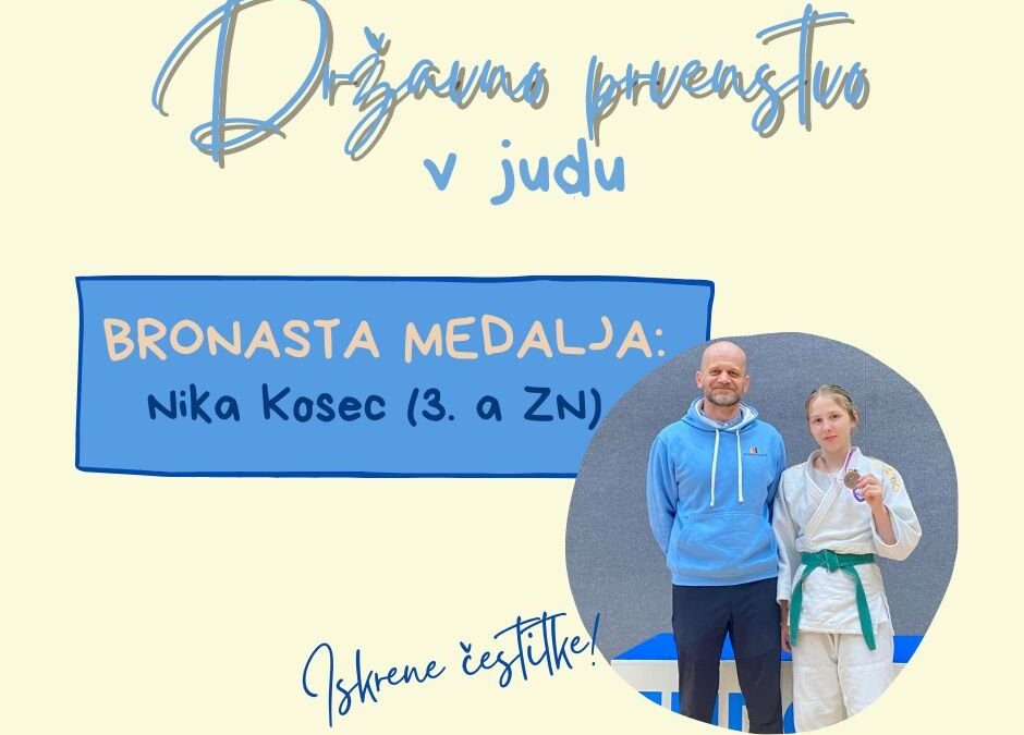 Bronasta medalja v judu