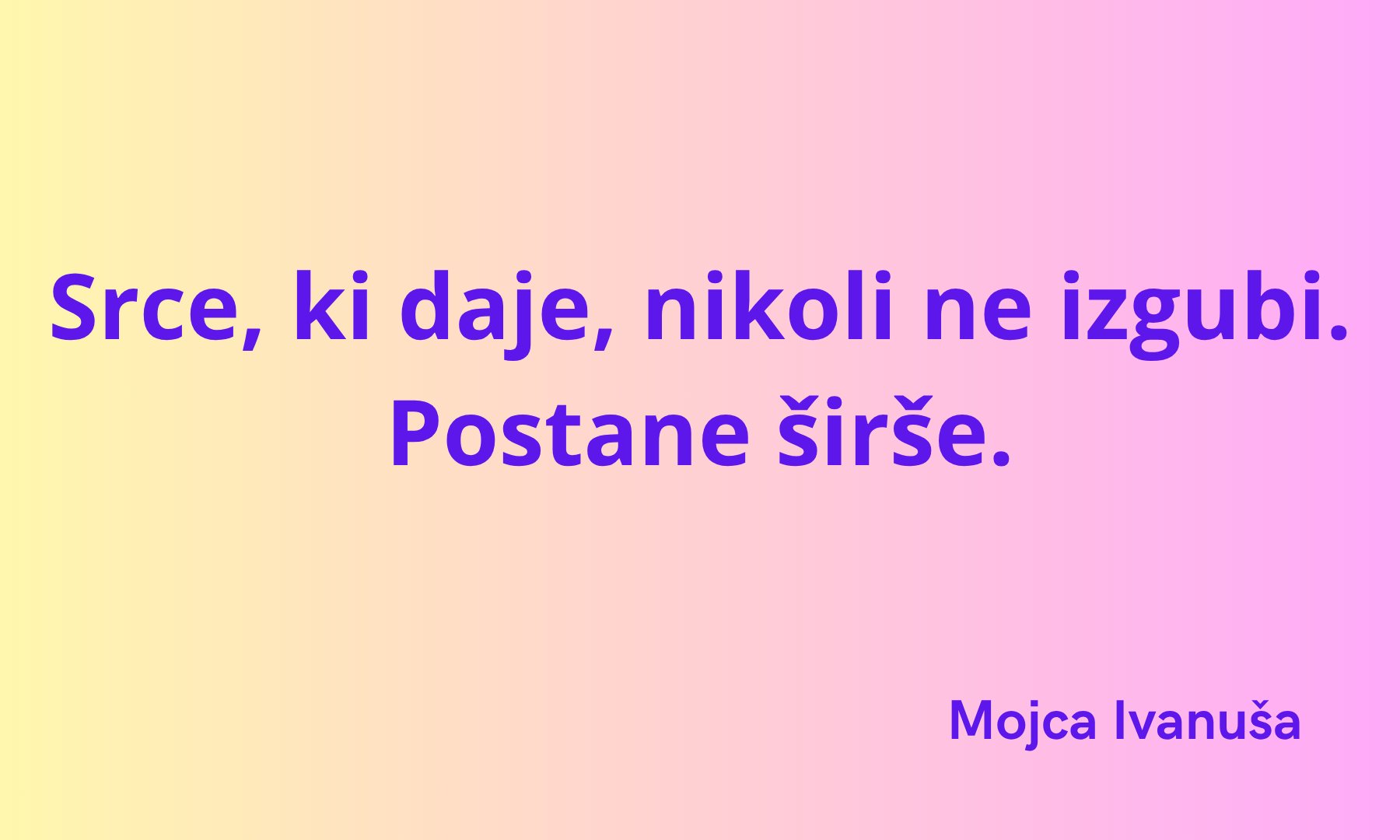 Misel meseca maja