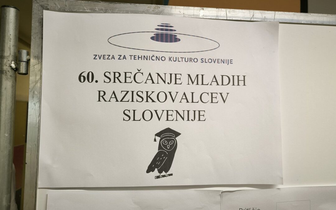 Trojna srebrnina in bron na državnem srečanju mladih raziskovalcev