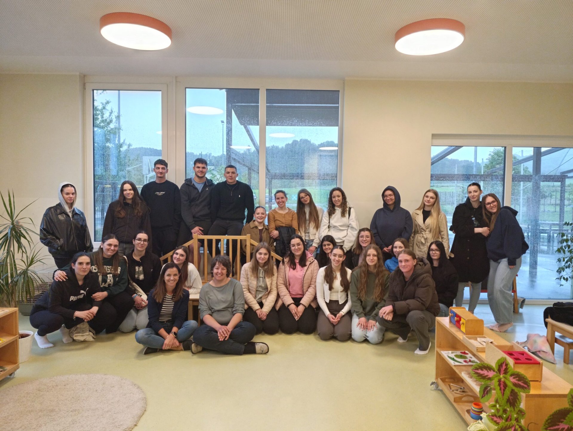 Obisk Montessori inštituta z dijaki 4. letnika programa predšolska vzgoja