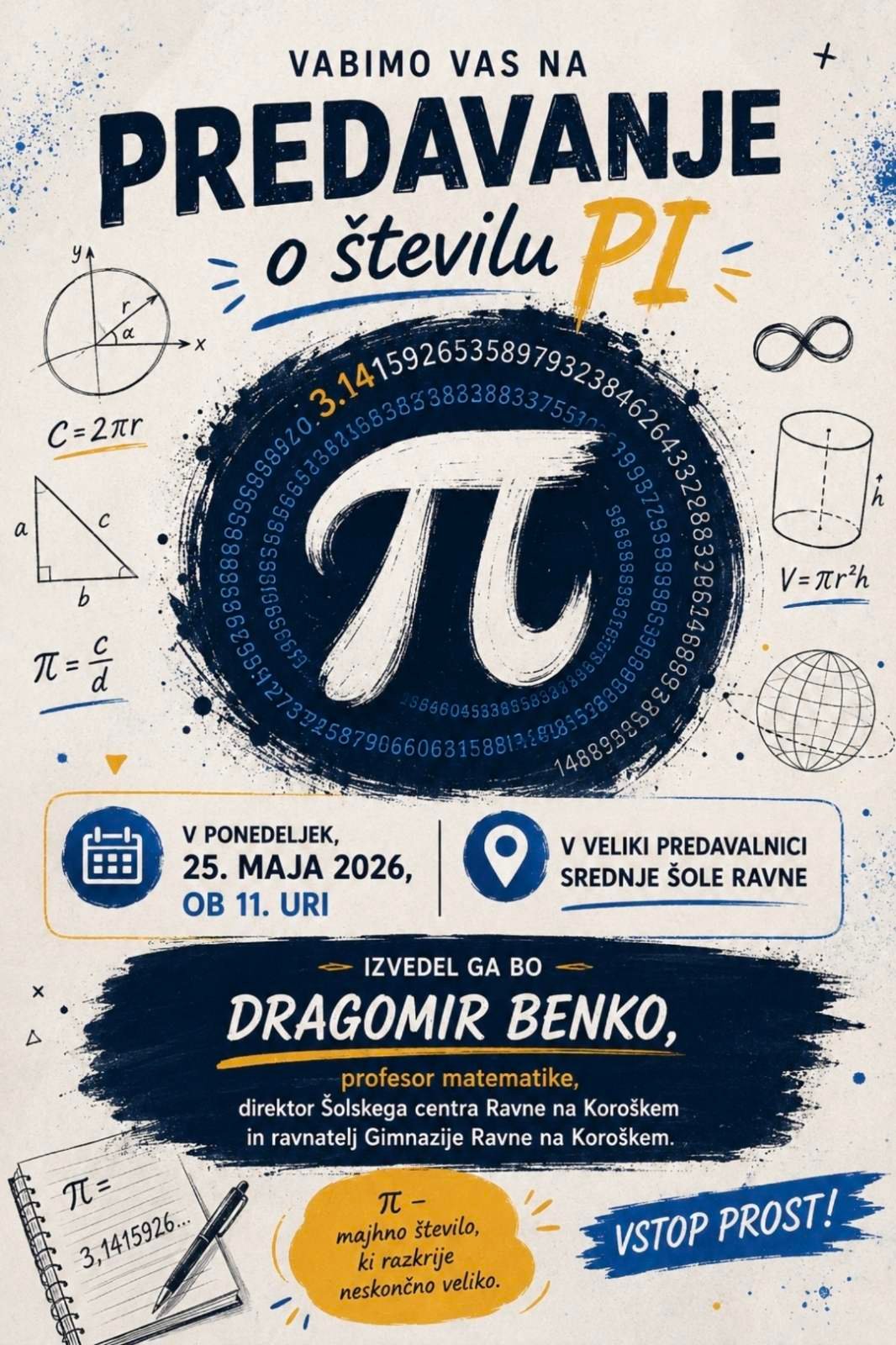 Predavanje o številu π Predavanje o številu π