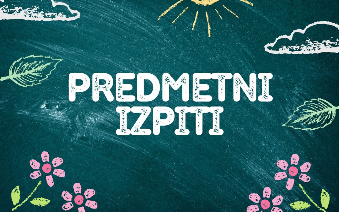 Predmetni izpiti (višanje ocen)