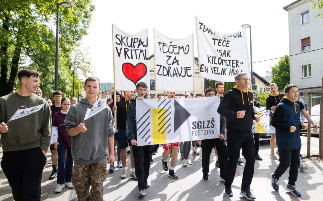 10. Zdravstvena teče – jubilejni tek ob 20-letnici zdravstvene šole Postojna