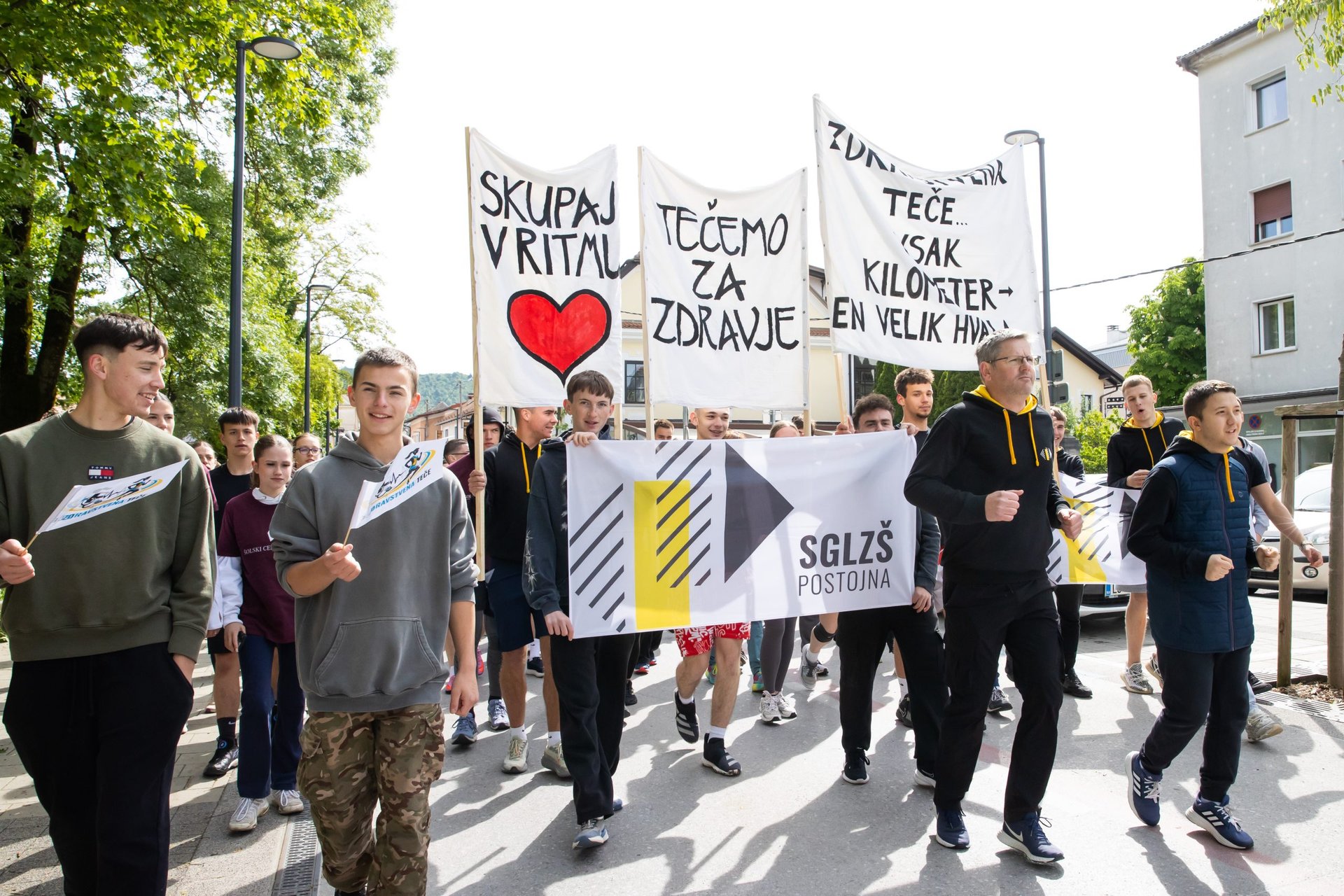 10. Zdravstvena teče – jubilejni tek ob 20-letnici zdravstvene šole Postojna