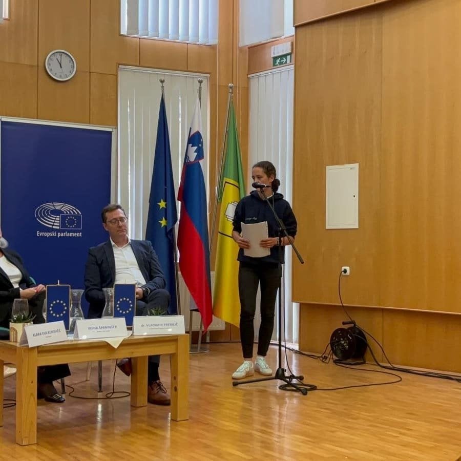 Zoja Kotnik – naša ambasadorka na razpravi “Če bi jaz odločal(a), bi…”