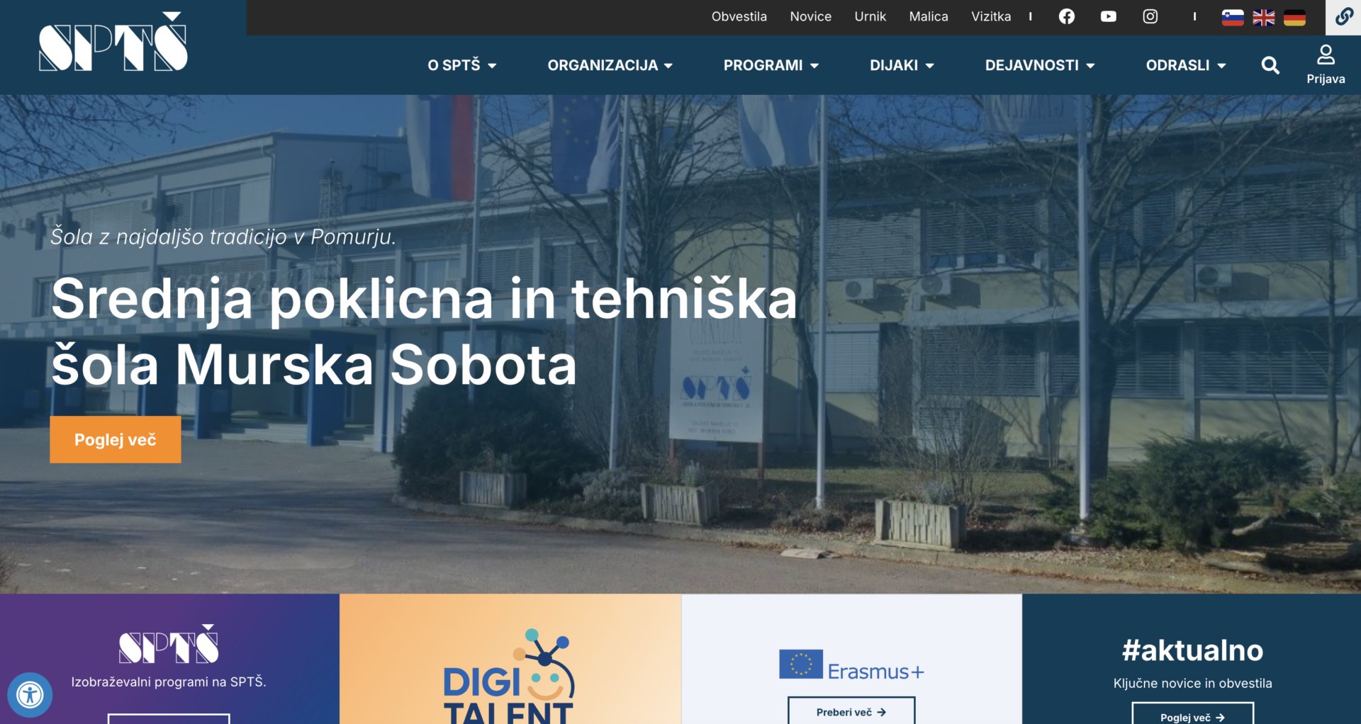 Naša spletna stran je zaživela v novi podobi